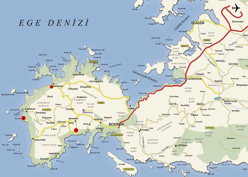 bodrum harita