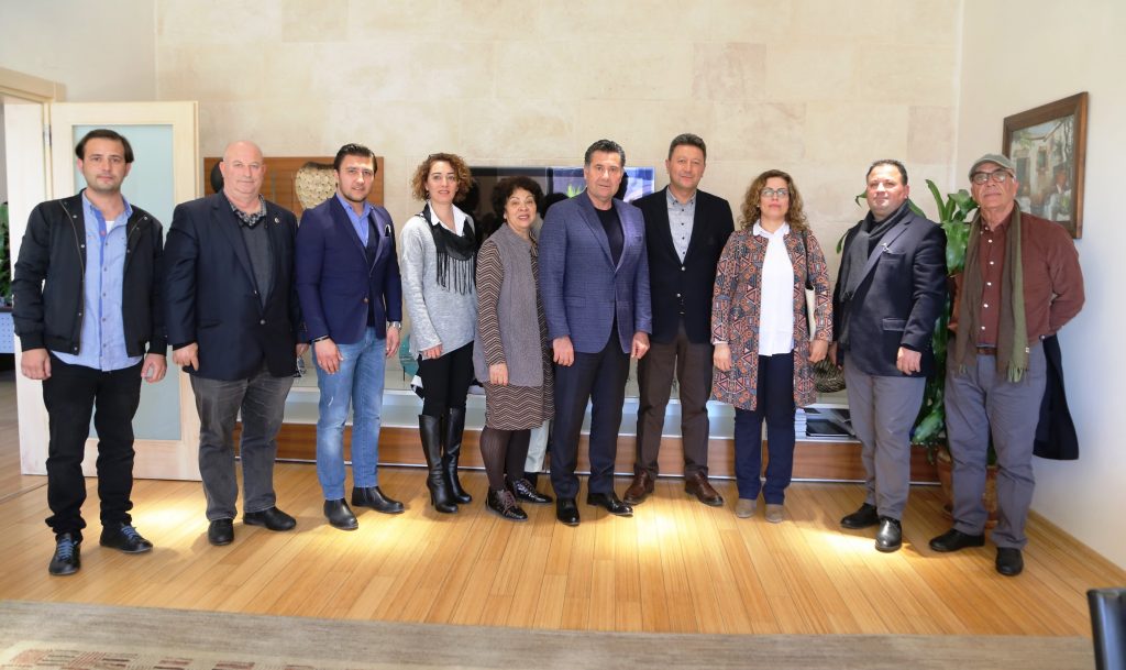 iyi parti bodrum ilce baskanindan baskan kocadona ziyaret 1