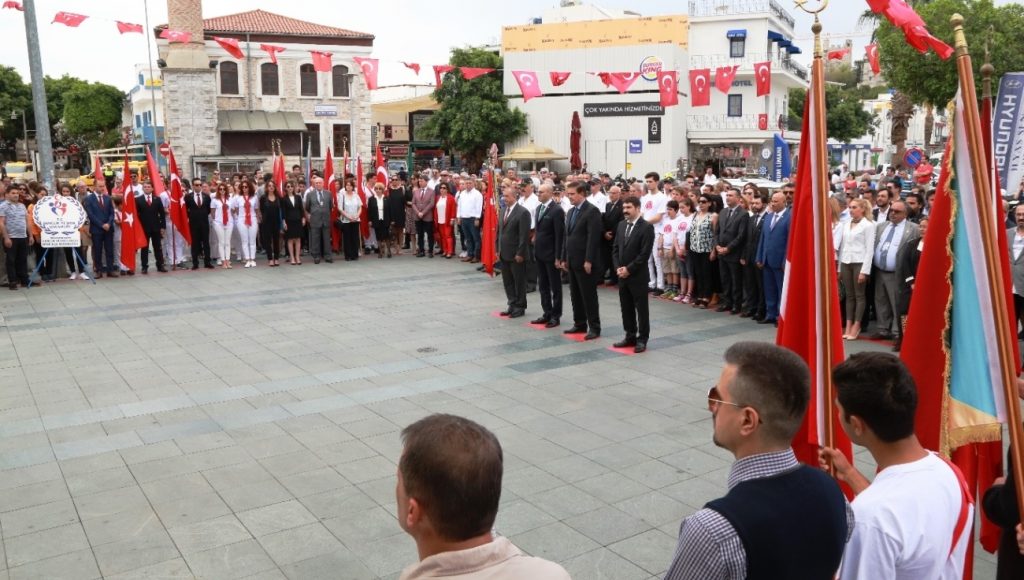 19 MAYIS BODRUM’DA COŞKUYLA KUTLANDI….