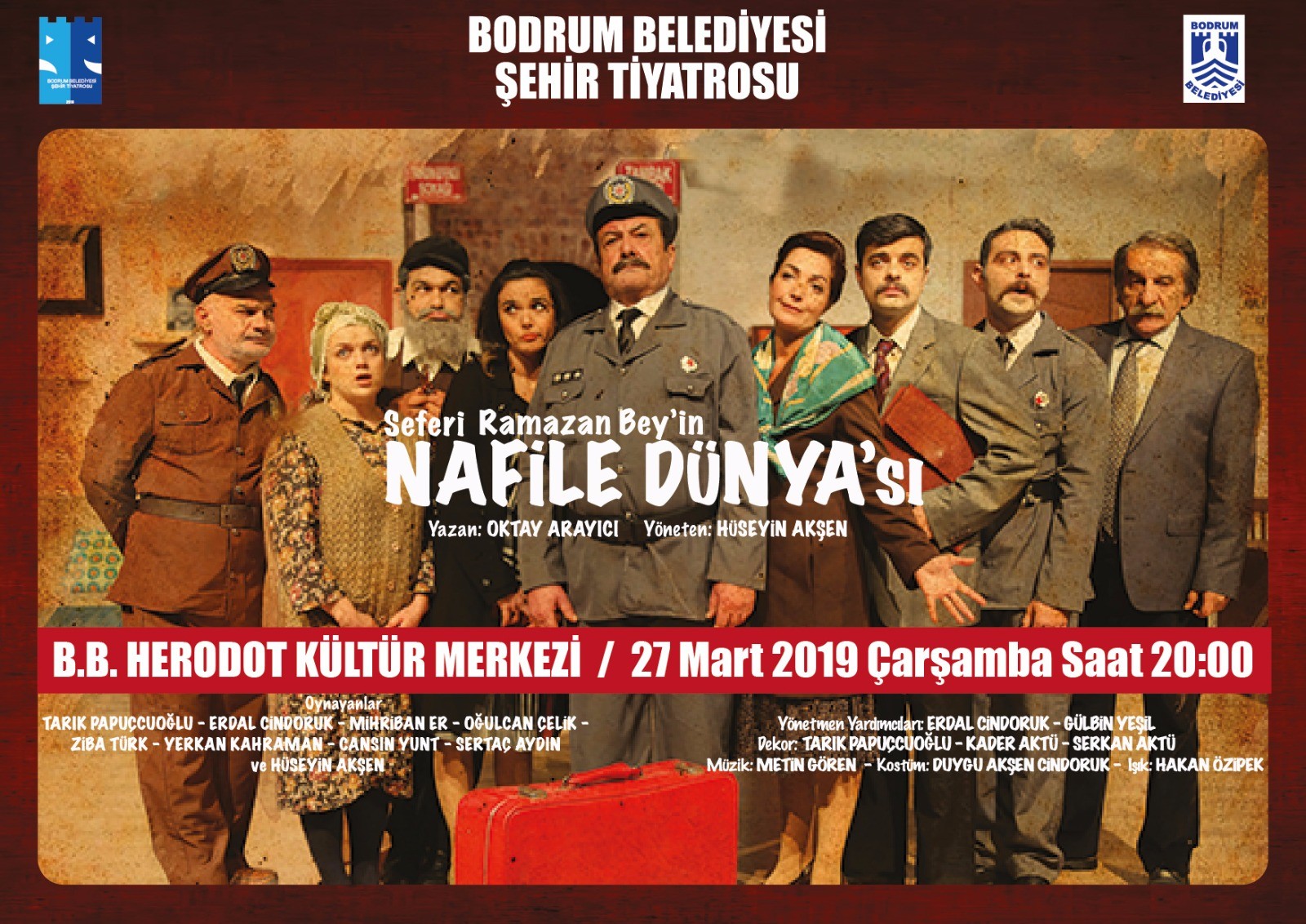 BODRUM ŞEHİR TİYATROSU 1. YILINI GALA İLE KUTLUYOR….