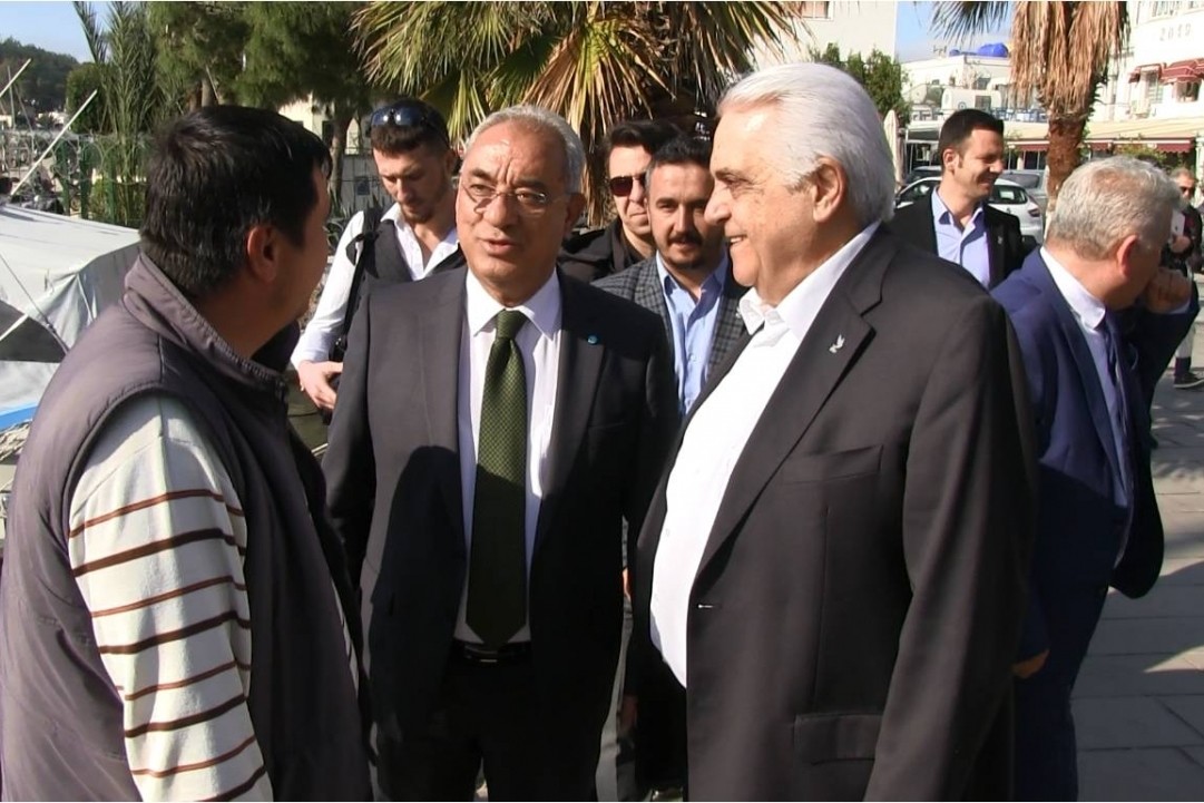 DSP GENEL BAŞKANI BODRUM’DA ADAYINA DESTEK VERDİ…