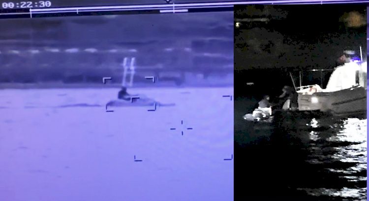 JET-SKİ İLE TÜRK KARA SULARINA GİRDİ…