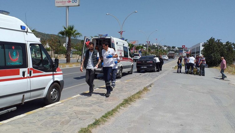 MOTOSİKLETTE Kİ 2 GENÇ YARALANDI…