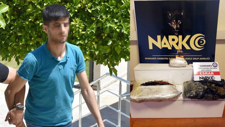 DÜZENLENEN OPERASYONDA 4 KİLOGRAM ESRAR ELE GEÇİRİLDİ…