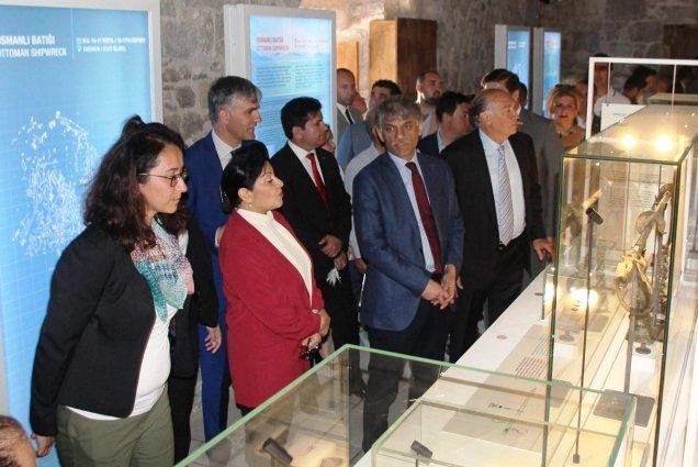 BODRUM KALESİ MÜZELER GÜNÜNDE ZİYARETE AÇILDI…