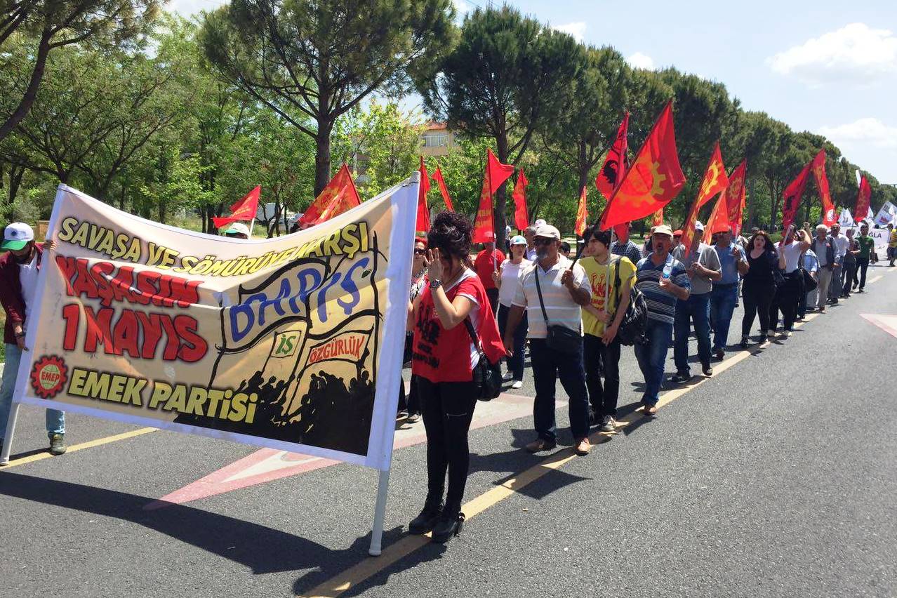 TERTİP KOMİTESİYLE İŞÇİLERİN ARASINDAKİ GERGİNLİĞİ POLİS YATIŞTIRDI…