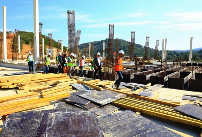 BAŞKAN GÜRÜN YENİ BODRUM OTOGARINI İNCELEDİ…