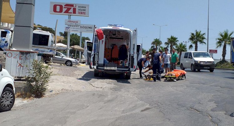 MOTOSİKLET KAZASI…