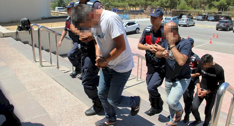 GÖZALTINA ALINAN 5 KİŞİ ADLİYEYE SEVK EDİLDİ…