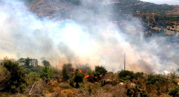GÜRECE’DE YANGIN…