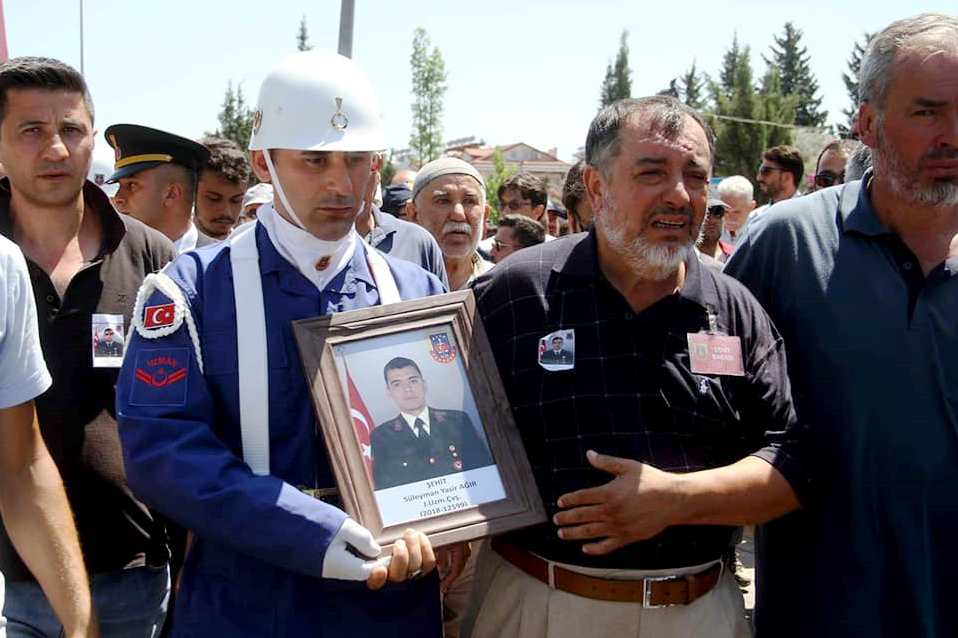 FETHİYE ŞEHİDİNİ SON YOLCULUĞUNA UĞURLADI…