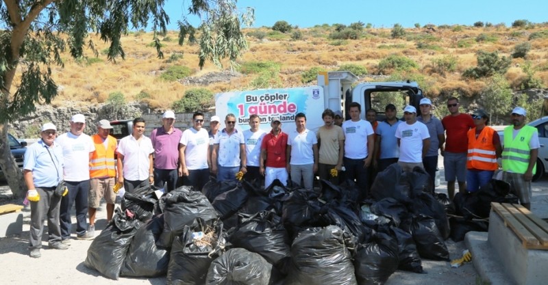 4 SAATTE 2 TON ÇÖP TOPLADILAR…