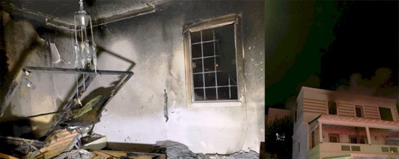 3 KATLI EV YANDI KÜL OLDU…