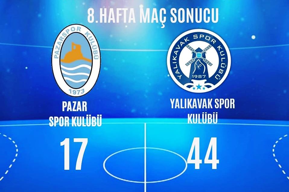 YALIKAVAKSPOR, PAZAR’IN SEPETİNE 44 GOL BIRAKTI…