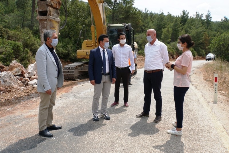 Torba-Kızılağaç Yolu Genişliyor…