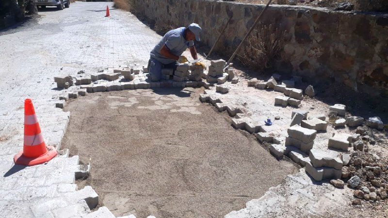Kilit Parke Taşı İle Yol (5)