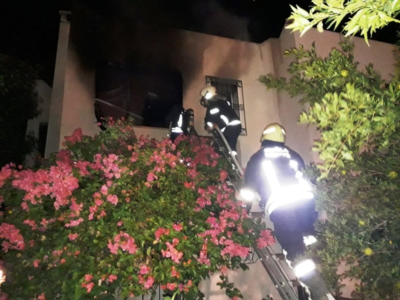 Bodrum’da Evde Çıkan Yangın Söndürüldü…