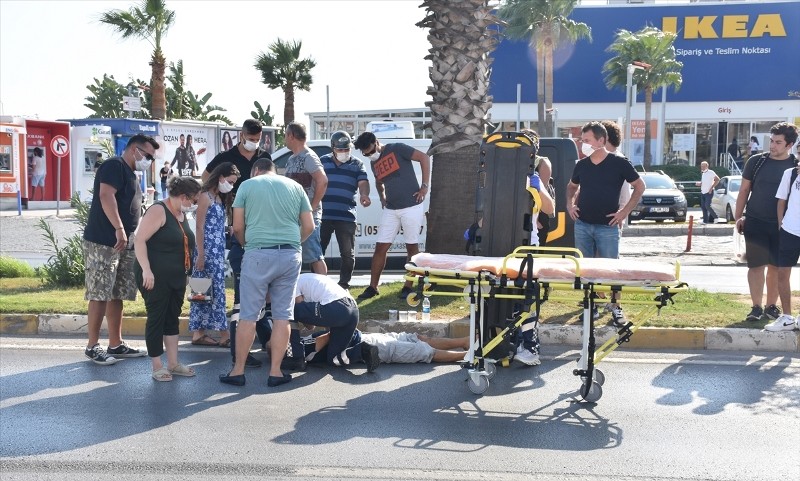 Kontrolden çıkarak devrildi…