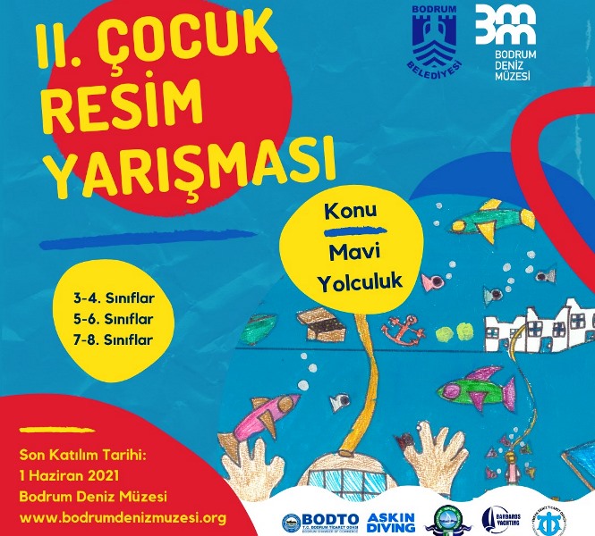 BODRUMLU ÇOCUKLAR MAVİ YOLCULUĞU ÇİZECEK