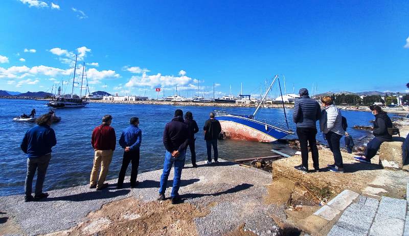 Karaya Oturan Tekne Uzun Uğraşlar Sonucu Kurtarıldı…