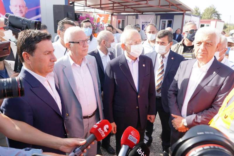 CHP Lideri Yangın Bölgesi Ziyaretlerine Bodrum’dan Başladı…