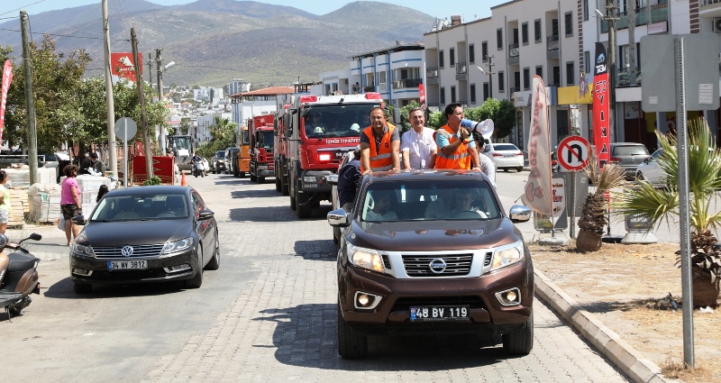 Bodrum, Kahramanları Evlerine Yolcu Etti…