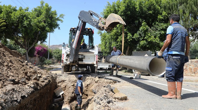 Bodrum’a 75 Kilometre Kanalizasyon Hattı Döşendi…