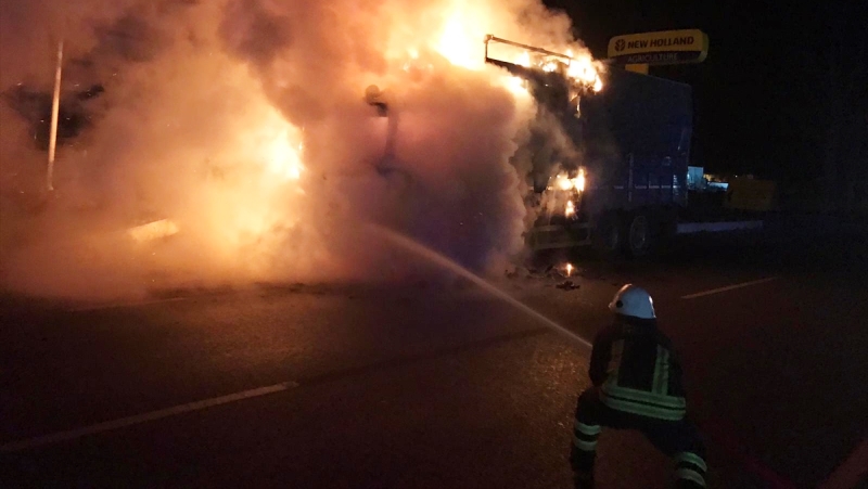 Seyir Halindeyken Yanmaya Başladı…