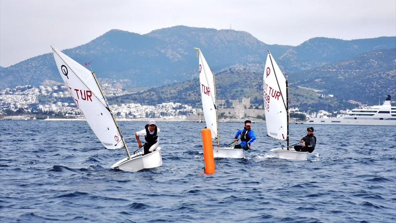 Optimist Milli Takımı Antrenmanlarını Bodrum’da yapıyor..