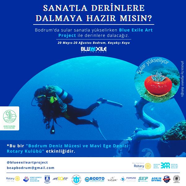 Bodrum’da Sular Sanatla Yükseliyor…