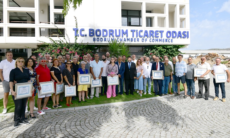 BODTO komite üyelerine teşekkür edildi..