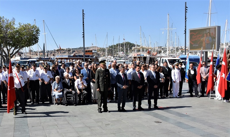 Bodrum’da 19 Eylül Gaziler Günü törenle kutlandı