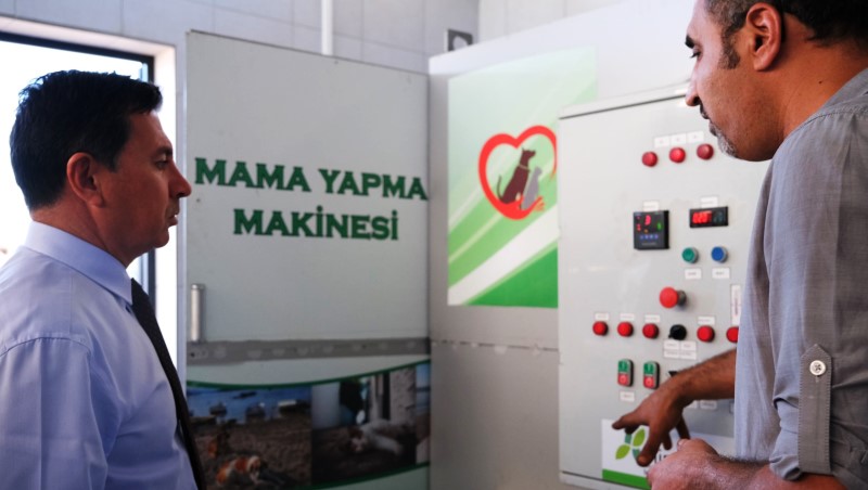 Bodrum Belediyesi mama üretmeye başladı..