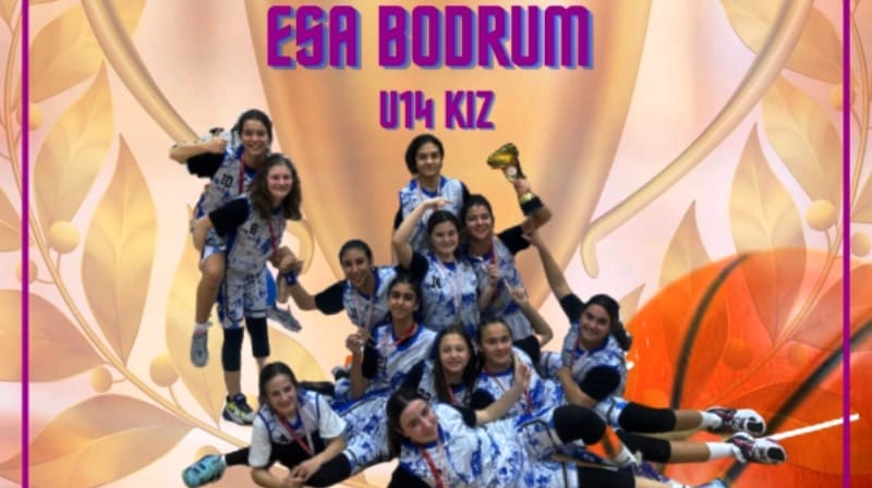 U14 Kız basketbolda ESA Bodrum şampiyon oldu…