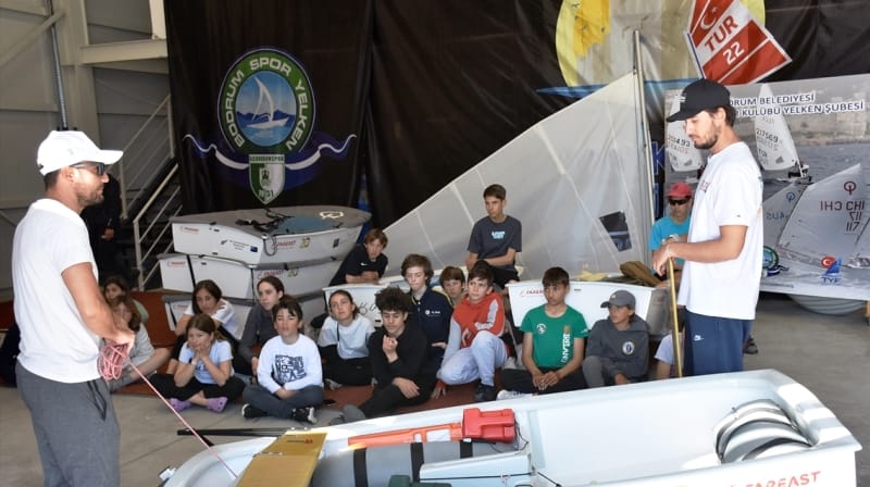 Optimist Milli Takımı aday kadrosu, Bodrum’da kampa girdi..