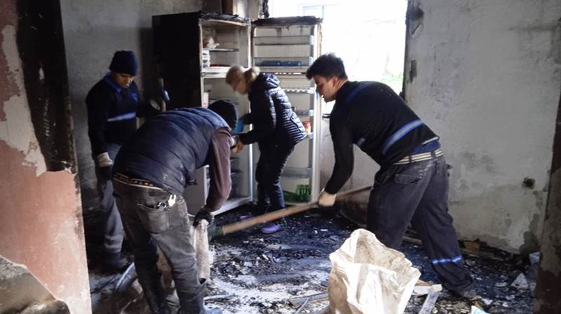 Yangın Mağdurlarına Hızlı Destek..