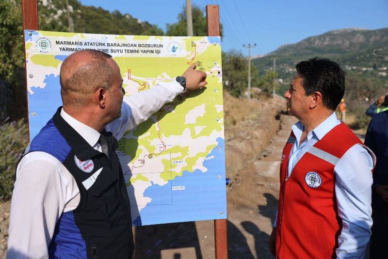 MUSKİ’den Marmaris Orhaniye’ye İlave Su (1)