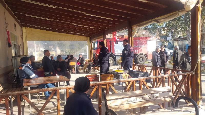 Kırsal Mahallelerde Yangın Eğitimi Verildi..