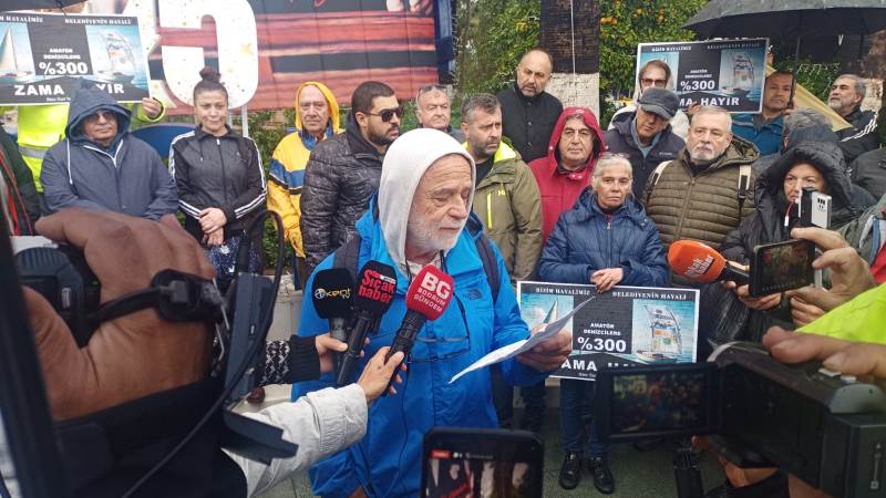 Bitez Belediye Limanı Zammına İsyan Ettiler