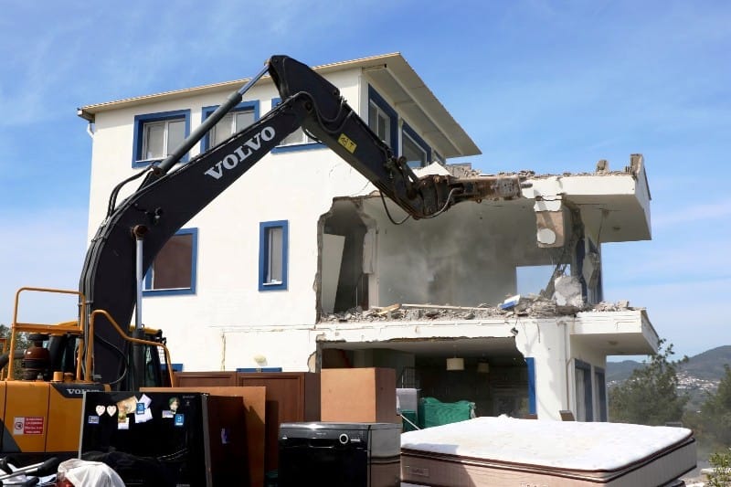 Bodrum’da Kaçak Yapıya Tahliye ve Yıkım