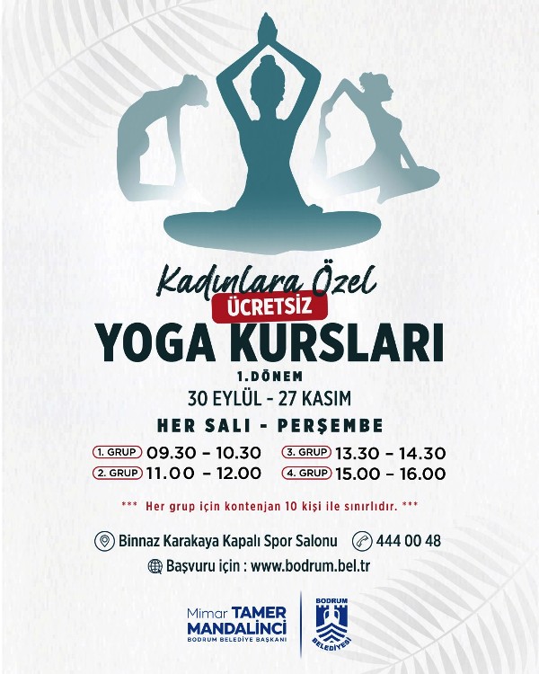 Kadınlara Özel Ücretsiz Yoga Kursları Başlıyor