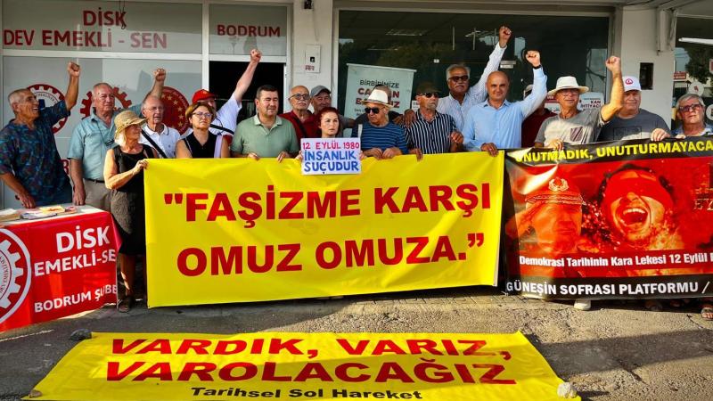 Bodrum’da 12 Eylül Unutulmadı: “Susmadık, Susmayacağız!”