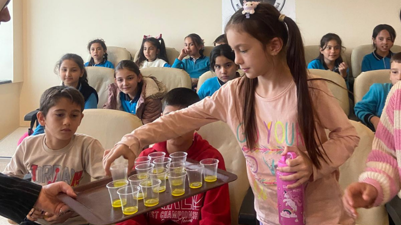 Büyükşehir’den Minik Tadımcılara Zeytinyağı Eğitimi 1