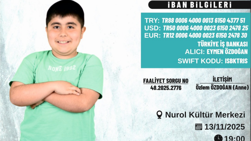 Eymen İçin Düzenlenen Büyük Yardım Gecesi Muğla’da Dayanışmayı Büyütüyor