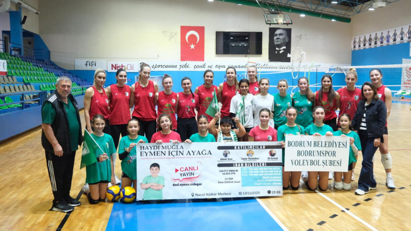 Bodrumspor Voleybol Şubesi’nden Eymen’e Destek Çağrısı