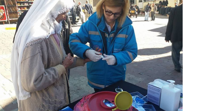 Büyükşehir’den 13 İlçede Ücretsiz Diyabet Taraması