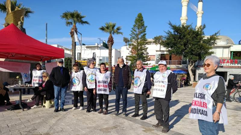 Emekliler Turgutreis’te de Meydana İndi!