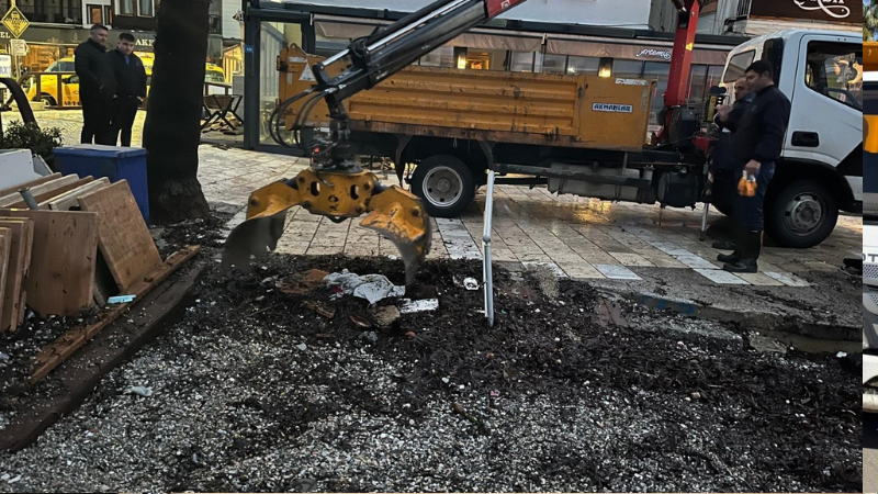 Belediye Ekiplerinden Fırtına ve Yağmur Sonrası Kapsamlı Temizlik