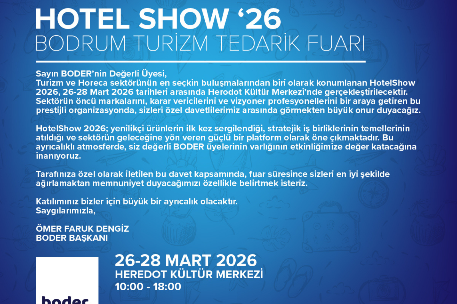 Bodrum, 2026 Turizm Sezonuna Hotel Show ile Daha Güçlü Girecek
