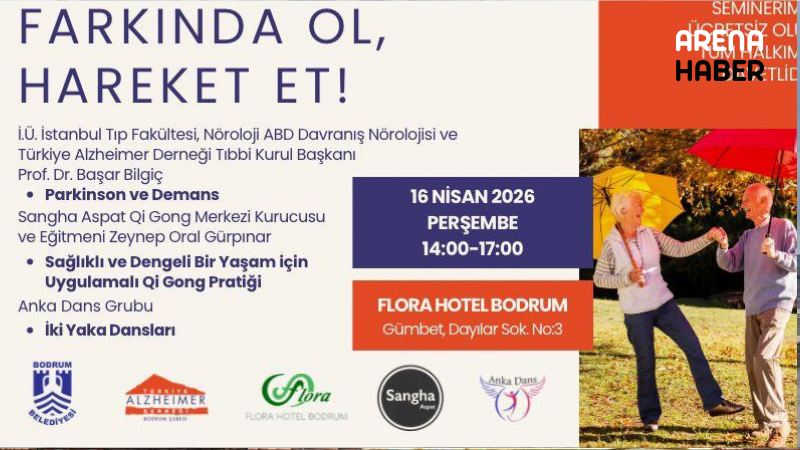 Bodrum’da “Farkında Ol, Hareket Et!” Etkinliği Düzenleniyor